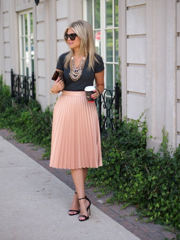 Юбка плиссе Street Style