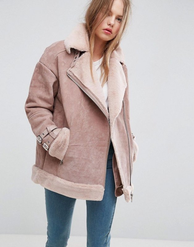 River Island дубленка женская
