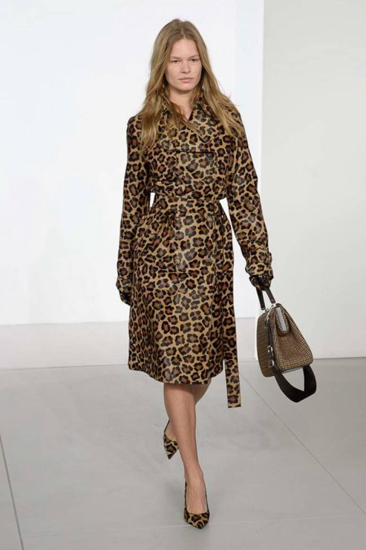 Michael Kors леопардовое пальто