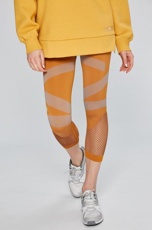 Оранжевые спортивные штаны adidas by Stella MCCARTNEY