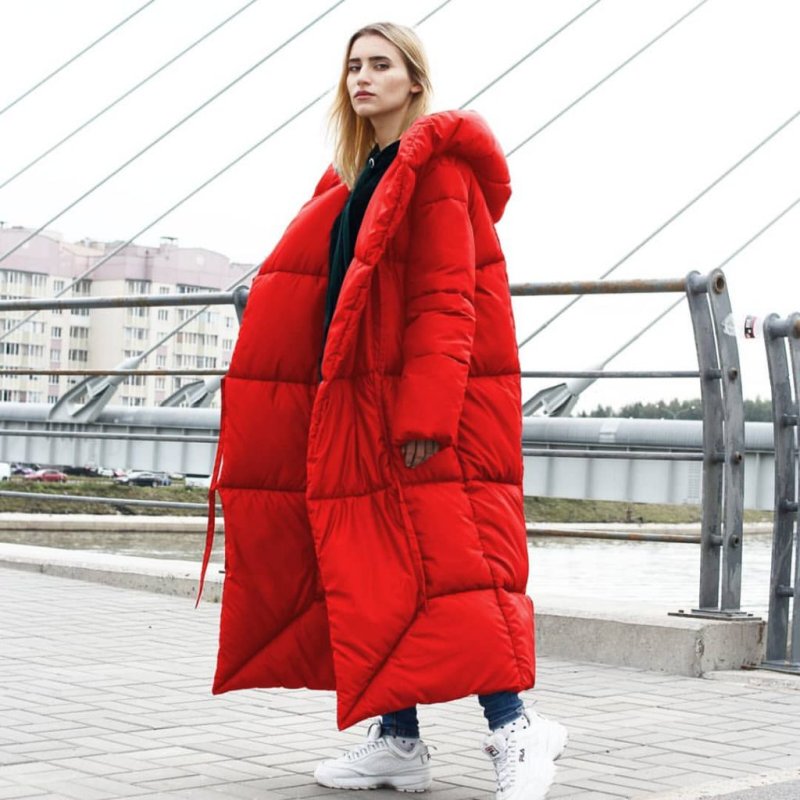 Длинный пуховик оверсайз (зима Elis Outerwear Elis)