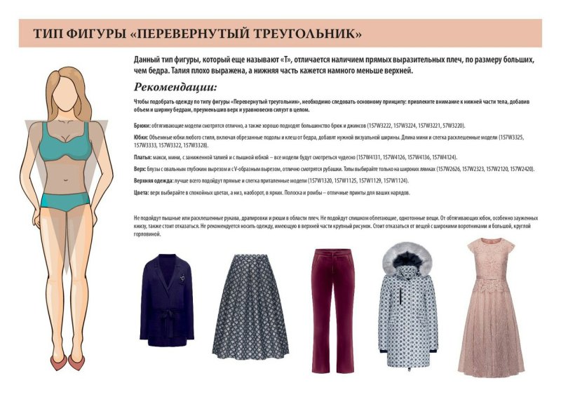 Одежда для типа фигуры прямоугольник