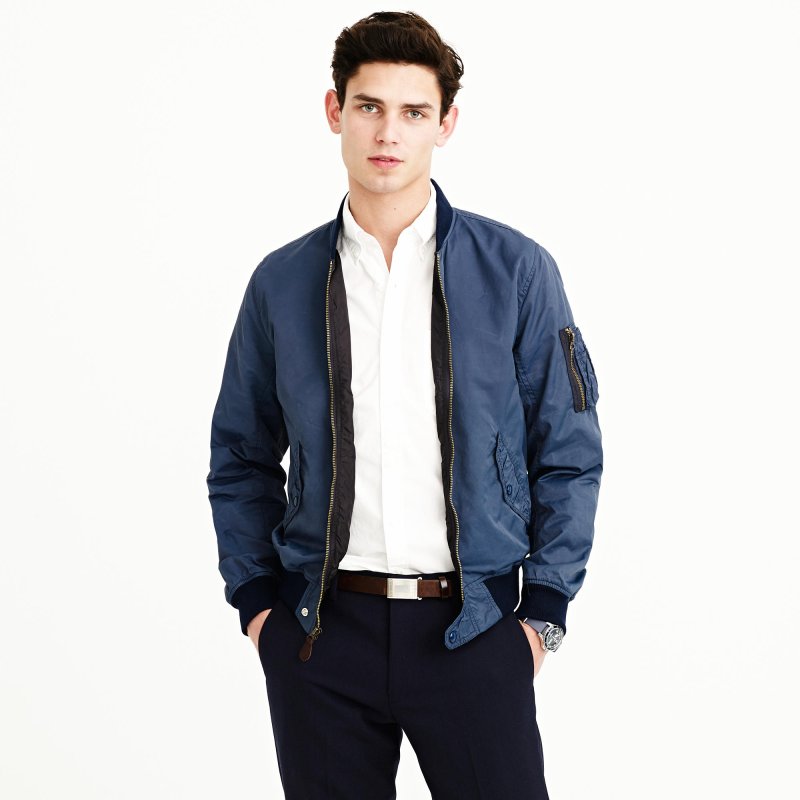 Black ma1 Bomber Jacket