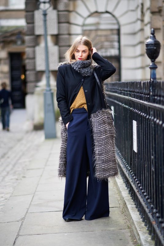 Street Style палаццо