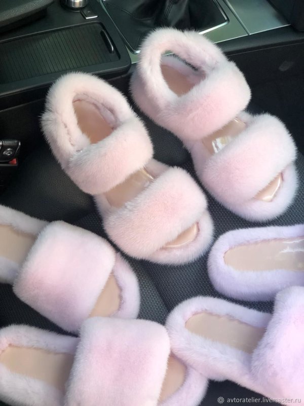 UGG fluff сандали