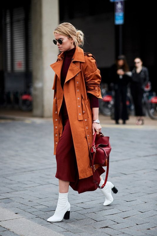 Пальто макси Street Style
