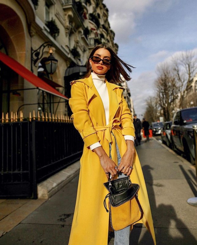 Плащ тренч 2020 Street Style
