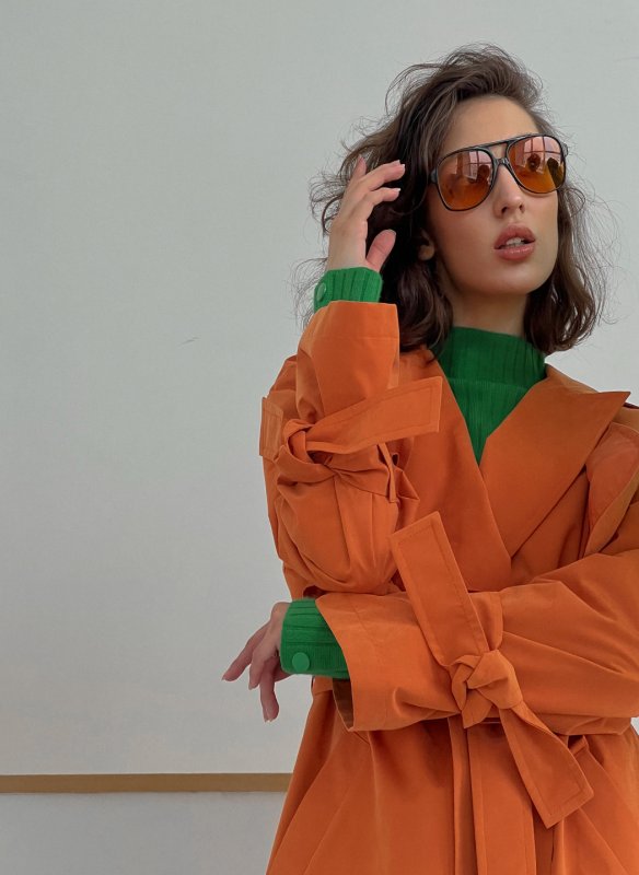 Плащ тренч 2020 Street Style