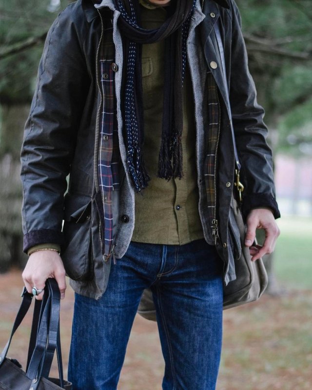 Стиль Casual мужской Barbour