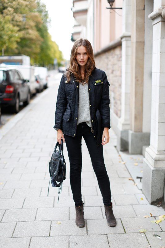 Barbour уличная мода