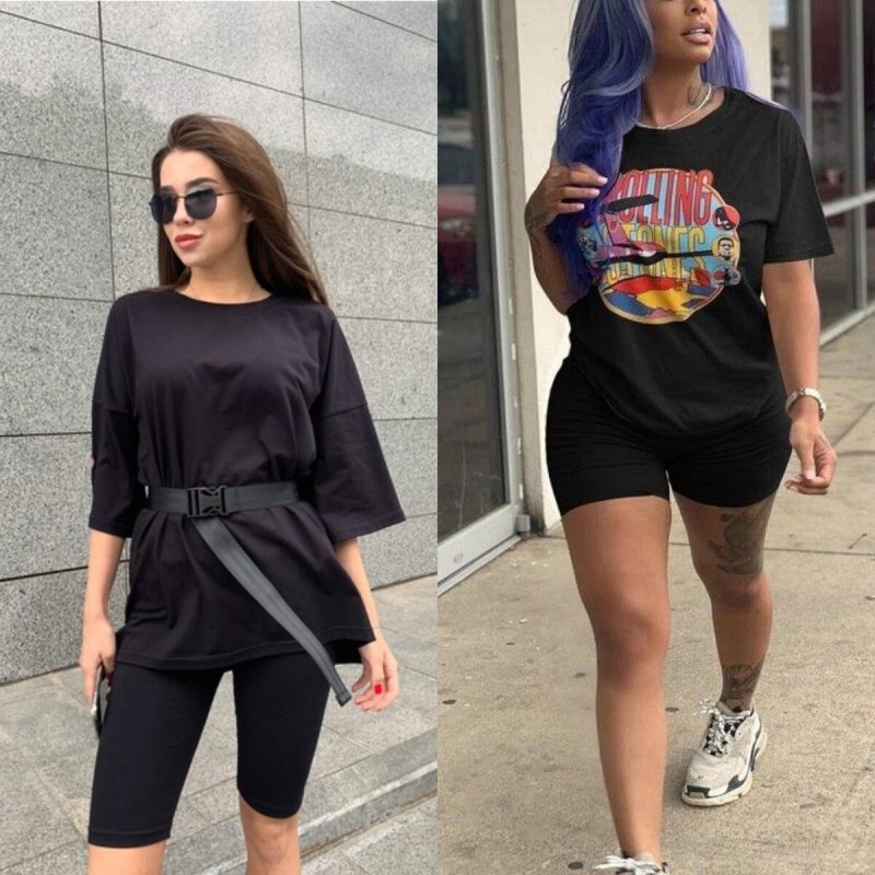 Розовая футболка Street Style