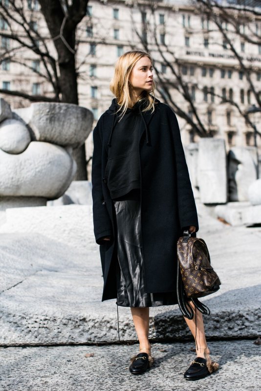 Street Style мюли Gucci