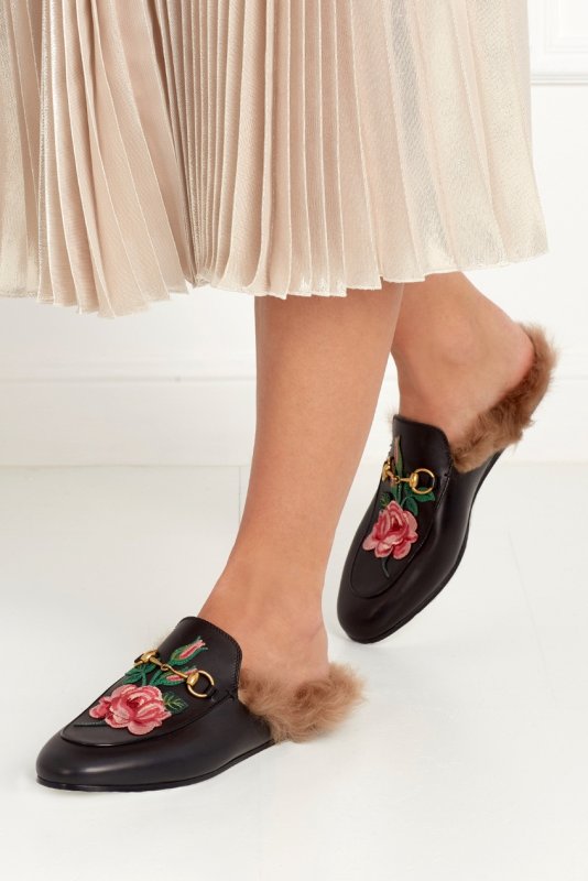 Street Style мюли Gucci