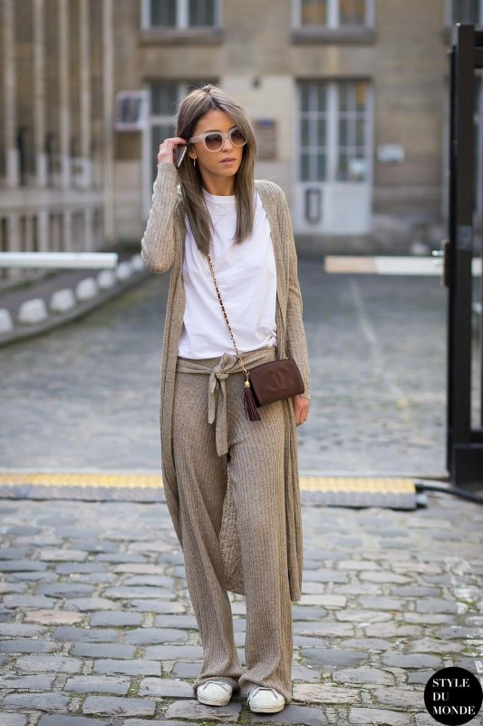 Кардиган беж Street Style
