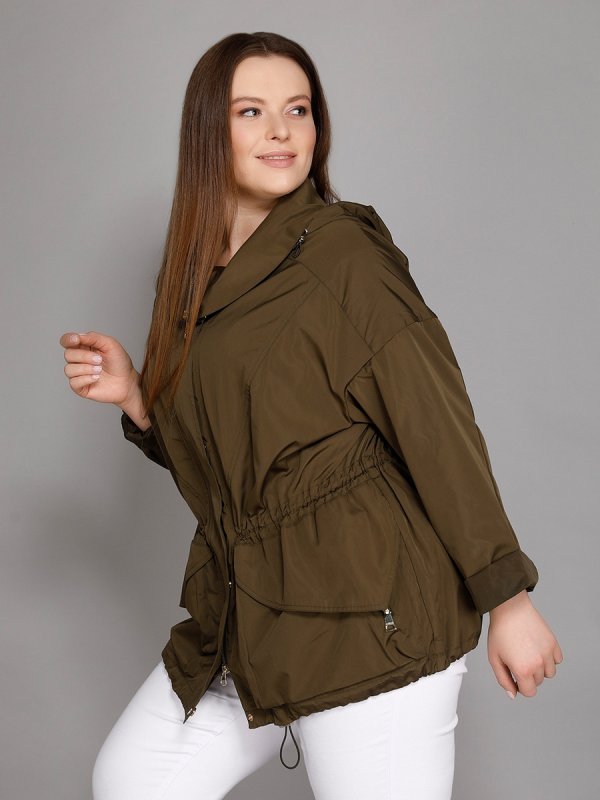 Zara ветровка женская хаки