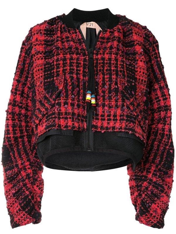 Open Front Tweed Jacket Modern look