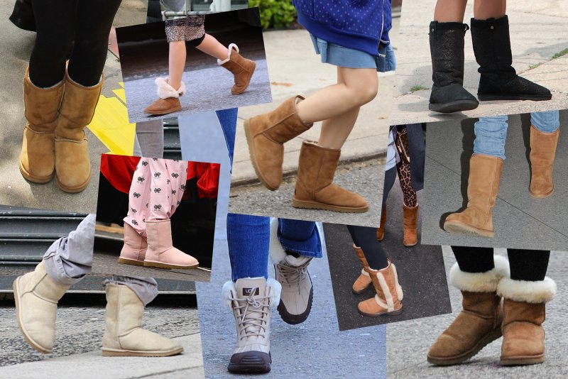 UGG на девушках
