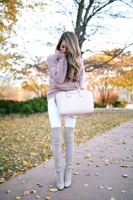 Stuart Weitzman белые сапоги