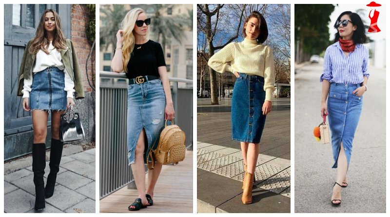 Юбка джинсовая миди 2022 Street Style