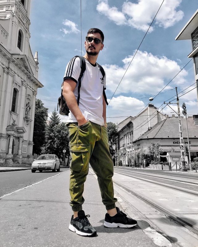 Adidas Originals young-1 хаки