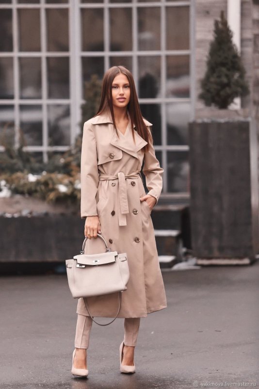 Кожаный тренч Burberry