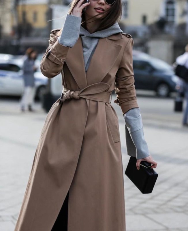 Street Style man тренч