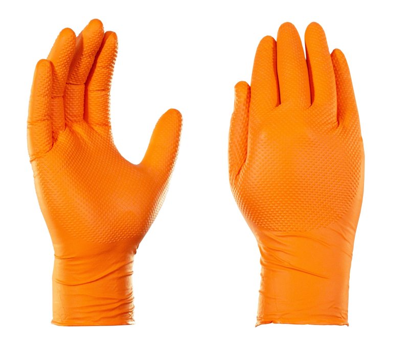 Нитриловые перчатки e DVO Orange