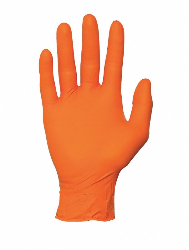 Volunteers teenagers in Orange Gloves clean the Beach