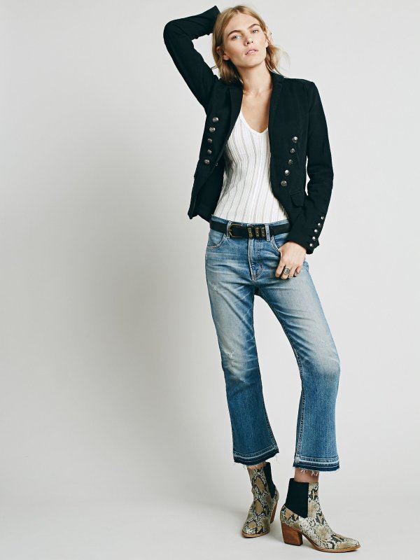 Джинсы Flare Stradivarius