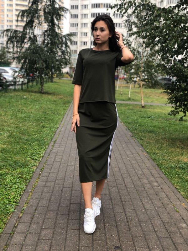 Черный летний сарафан