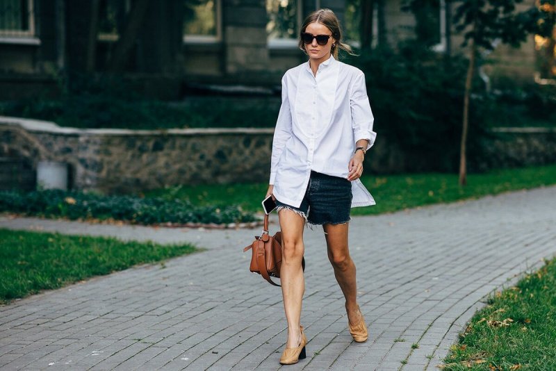 Рубашка Zara оверсайз