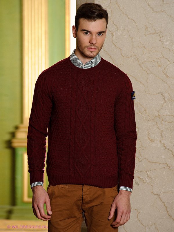 Свитер и джинсы мужской look