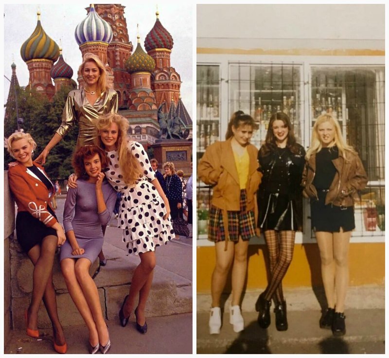 Мода Европы 80-х