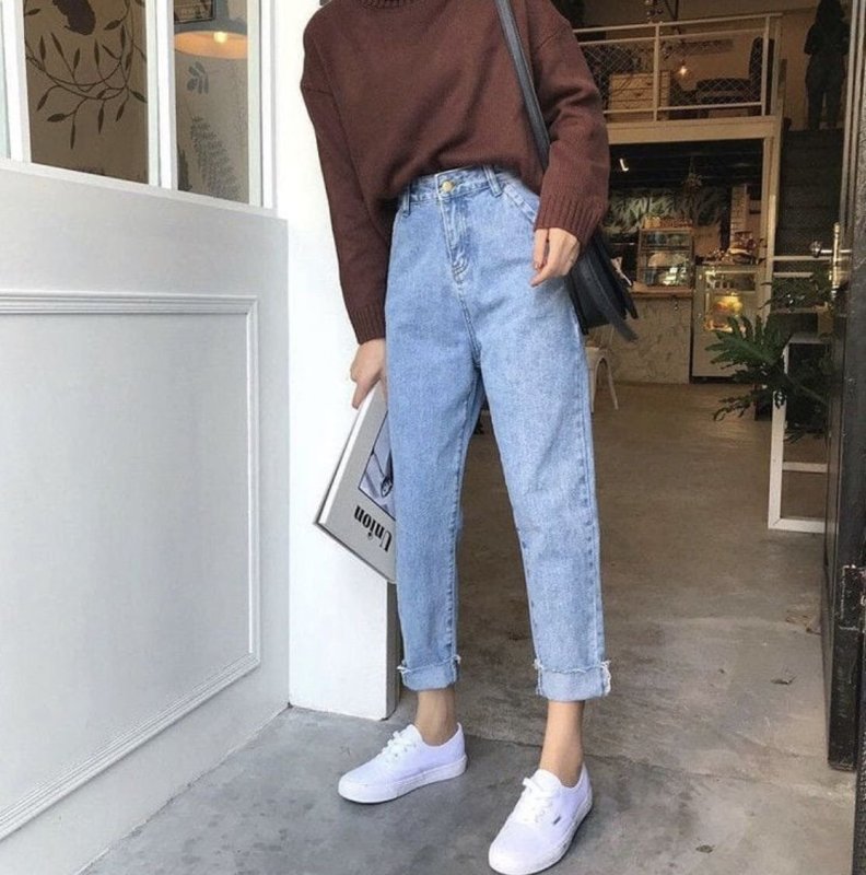 Street Style джинсы Slouchy