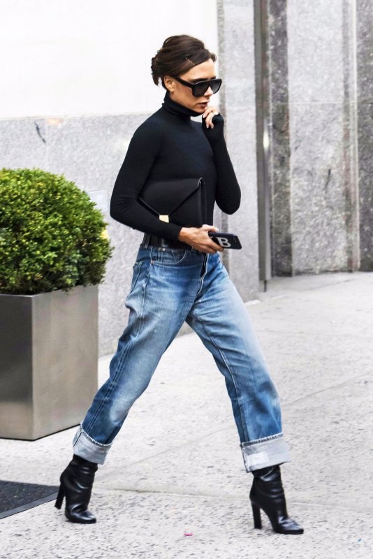 Джинсы палаццо Street Style