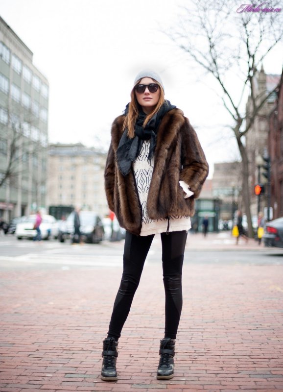 Teddy Bear шуба Street Style