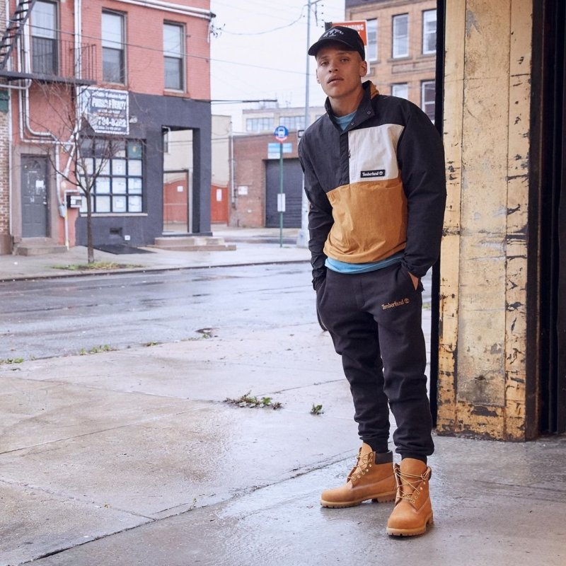 Timberland on feet