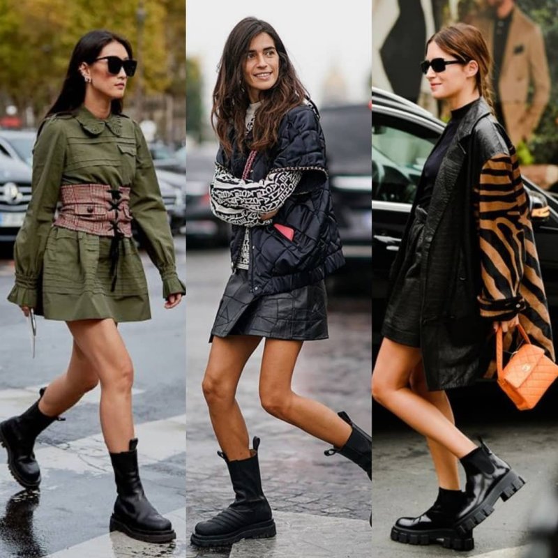 Street Style ковбойские сапоги