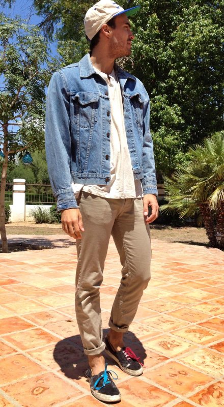 Blue Suede Bomber Jacket