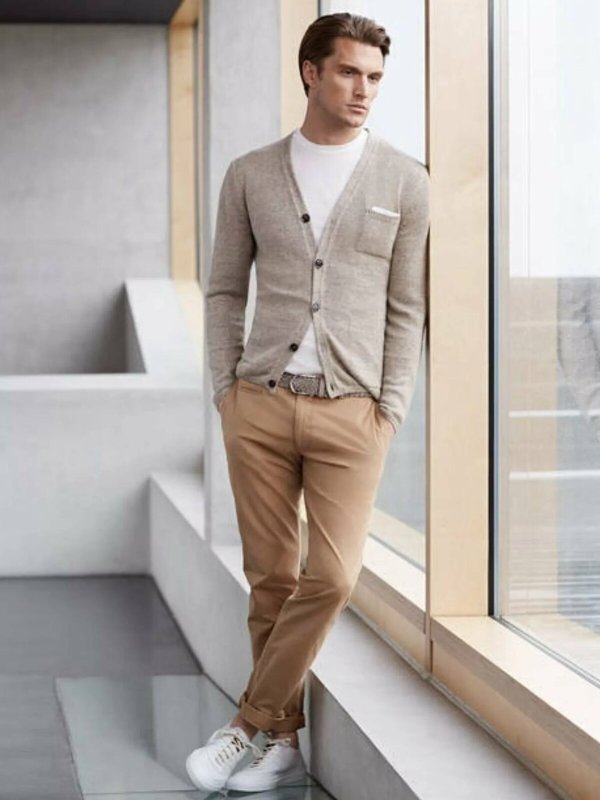 Луки для офиса мужские Smart Casual лето