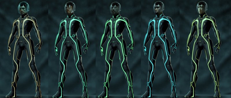 Tron Evolution костюмы