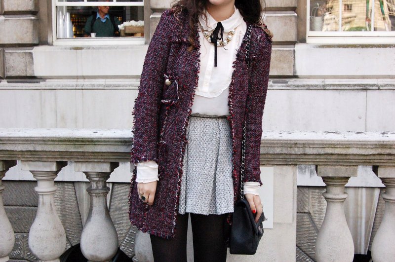 Твидовый жакет Zara