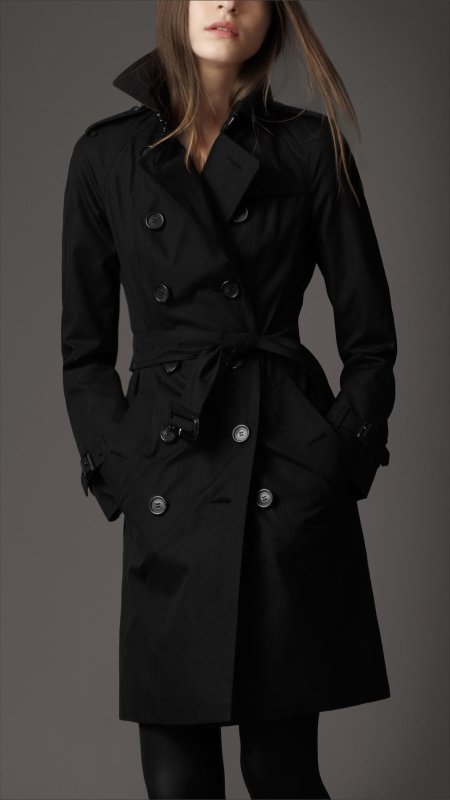 Тренч Burberry женский черный