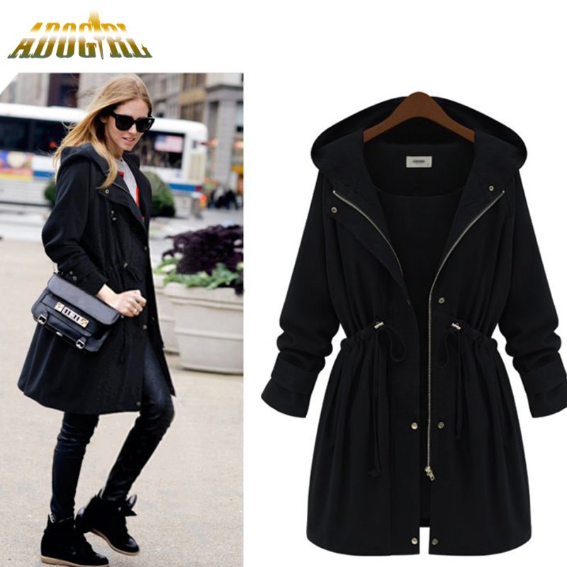 Пальто Trench Coat на молнии