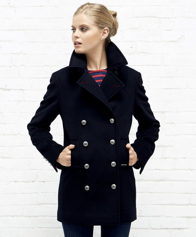 Military Peacoat Street Style