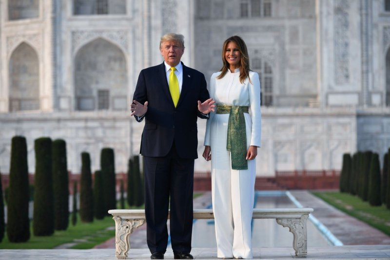 Мелания и Дональд Трамп 2020