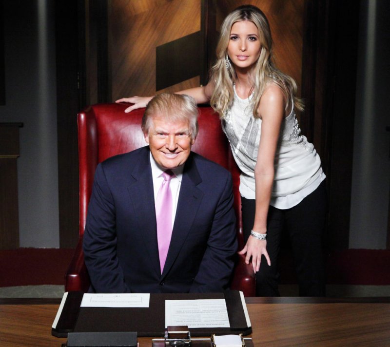Иванка Трамп с отцом