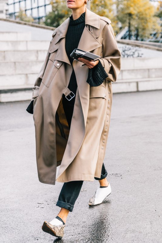 Плащ Zara бежевый