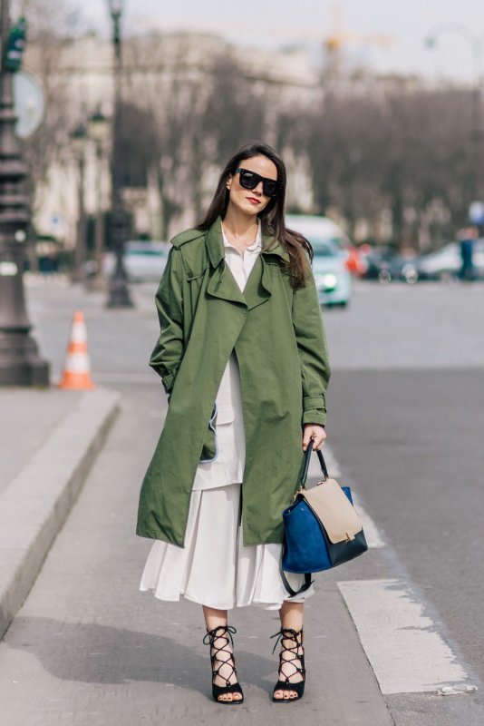 Плащ тренч 2020 Street Style