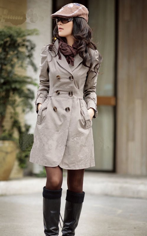 Зеленый тренч Max Mara